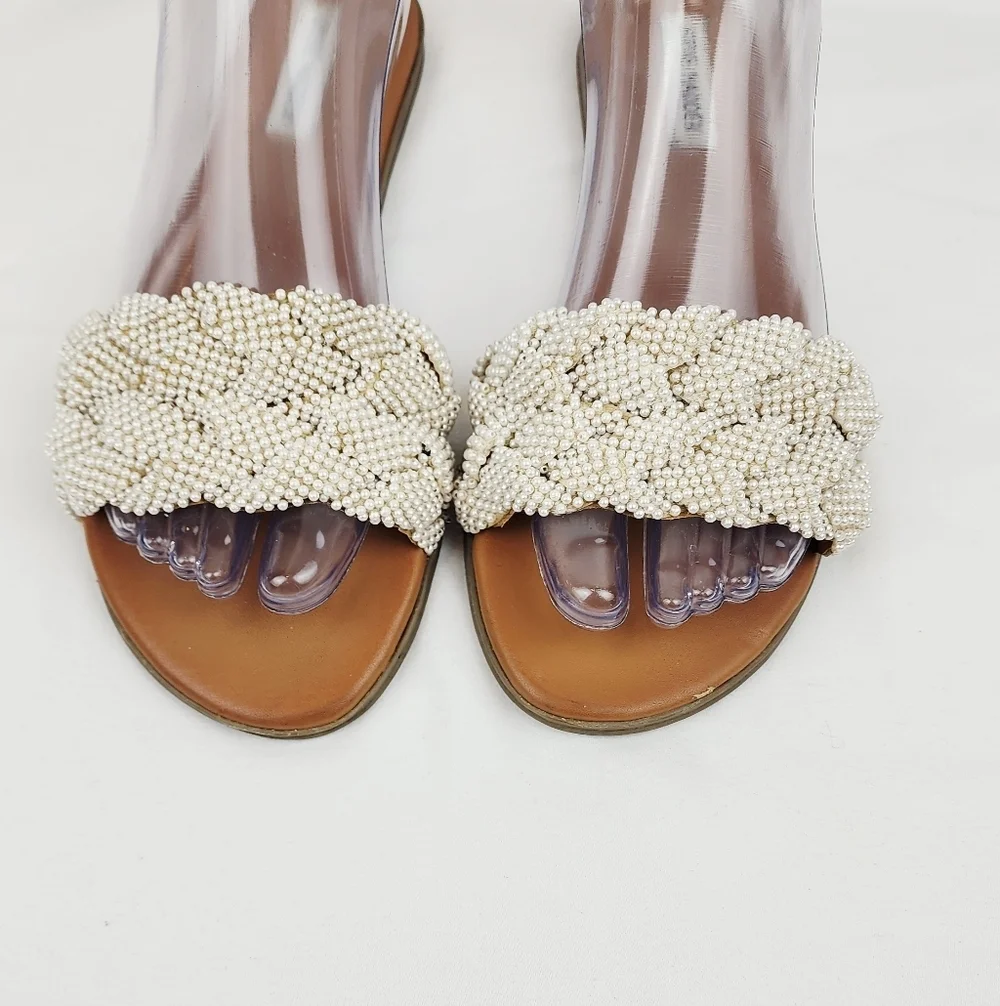 Steve Madden Phraya Beaded Slide Sandals